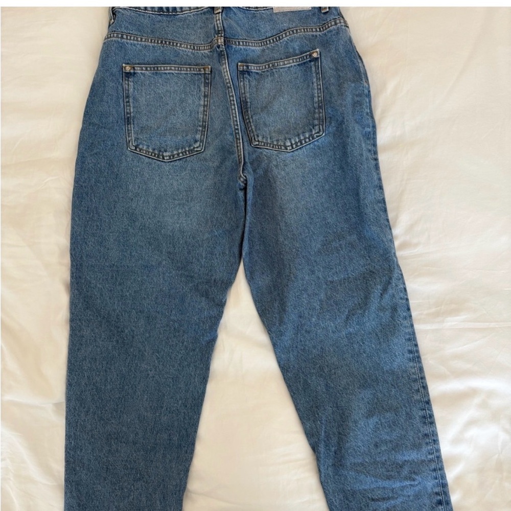 Zara Light Blue Denim Pants - Picture 4 of 6